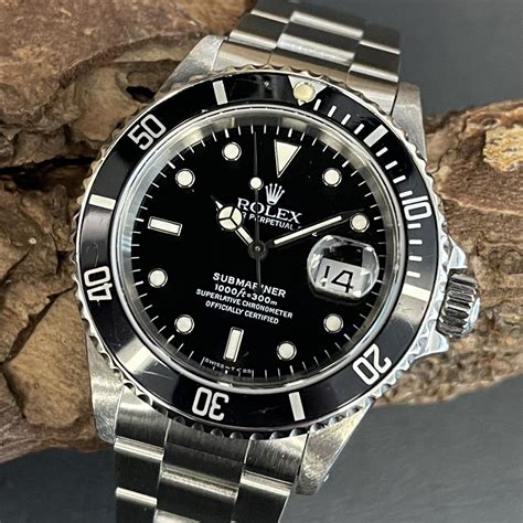 rolex submariner date 40mm men's watch 16610